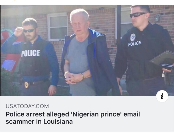 You mean to tell me he was neither Nigerian or a prince