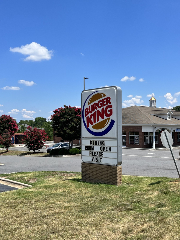 You ok Burger King