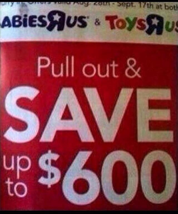 You save a hell of a lot more than 