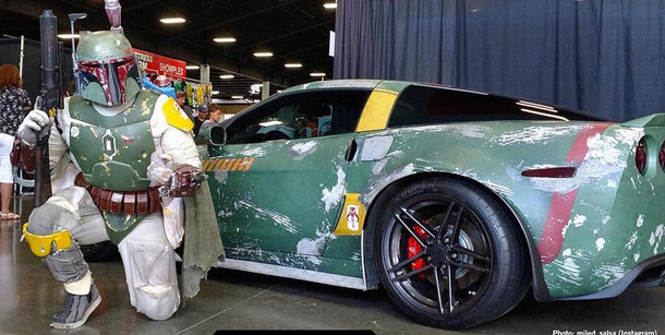 You saw the Mandelorean now prepare for Corfette