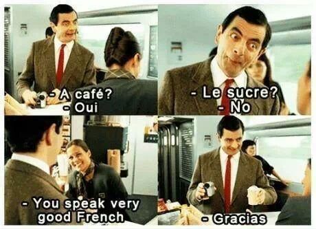 You speak very good French