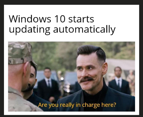 You still in charge
