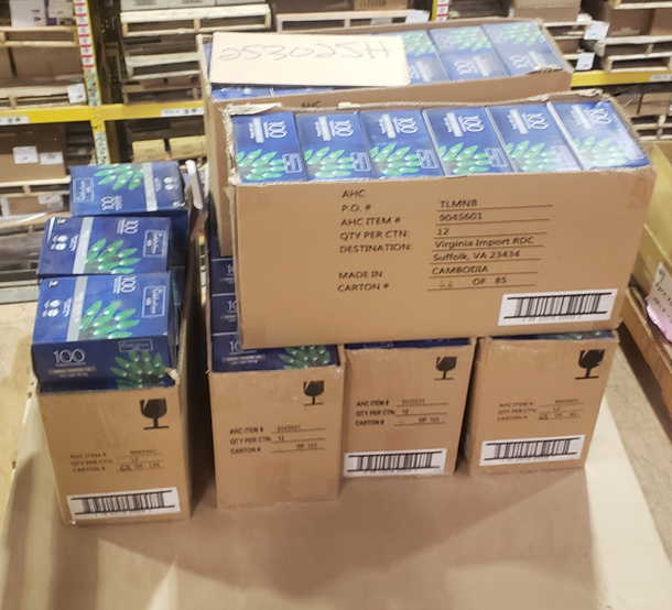 You think department stores put Christmas stuff out too early be in the distribution centers