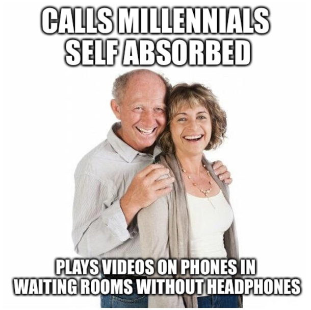 You think the rest of us want to listen to your Facebook videos Karen