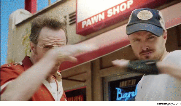 You will never be as cool as Bryan Cranston and Aaron Paul