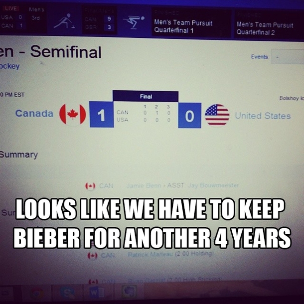 You win this round Canada