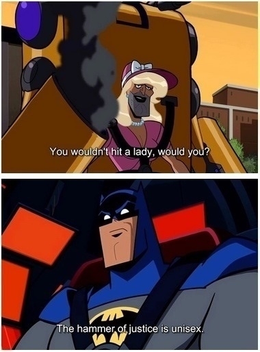 You wouldnt hit a lady would you