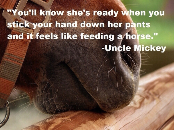 Youll know shes ready when