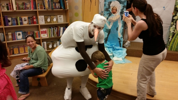 Your Elsa wasnt as bad as the Olaf my son waited for at Barnes and NobleI dont even know what to say