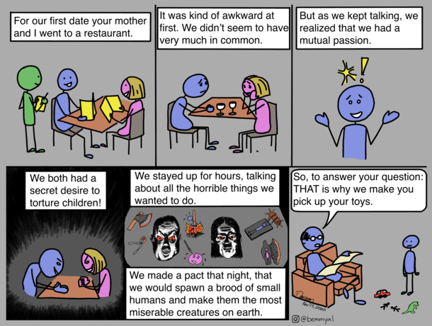 Your parents evil secret 