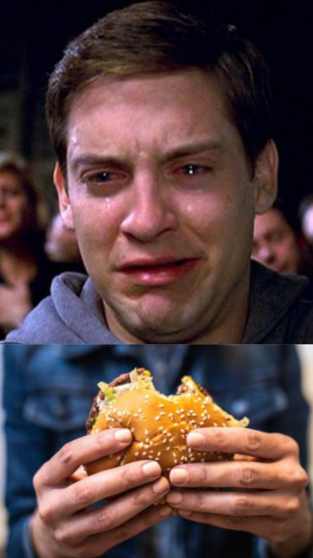 Your pollen allergy kicks in and you have to cry eat your food