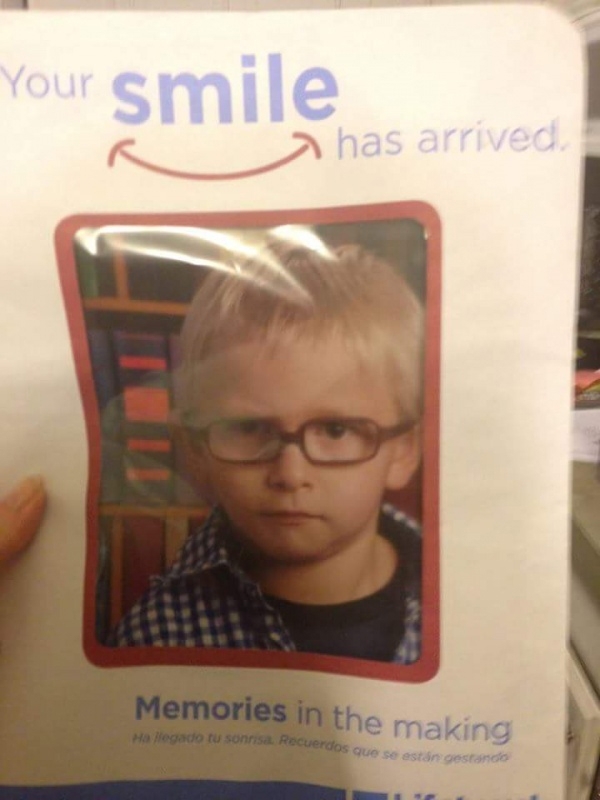 Your smile has arrived