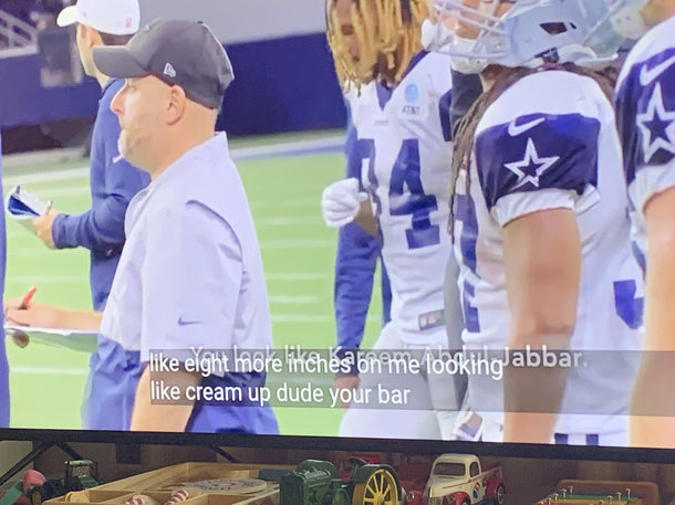 YouTube subtitles be something else man