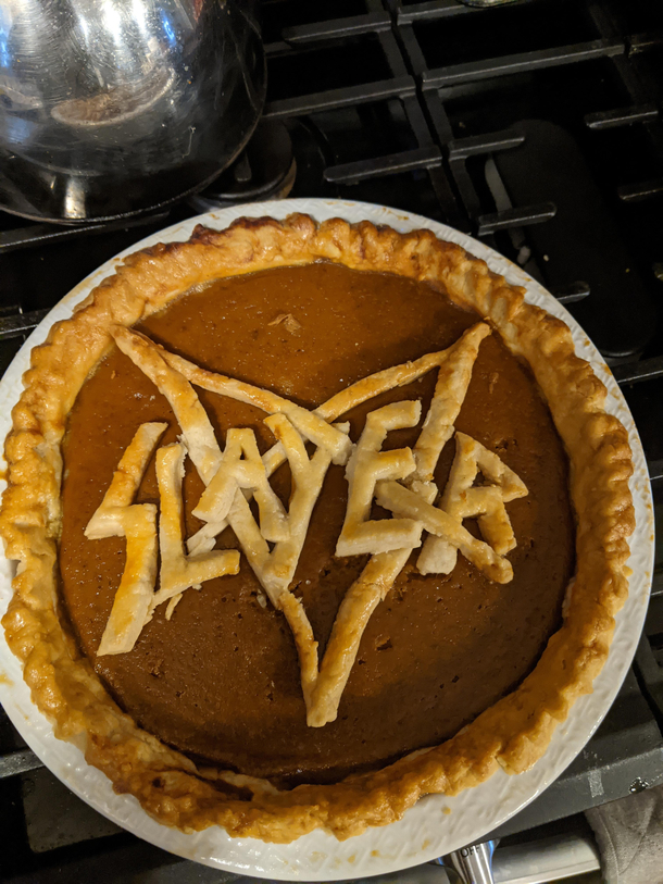 Youve heard of Layer Cake What about SLAYER pie whatever just wanted to share what I made