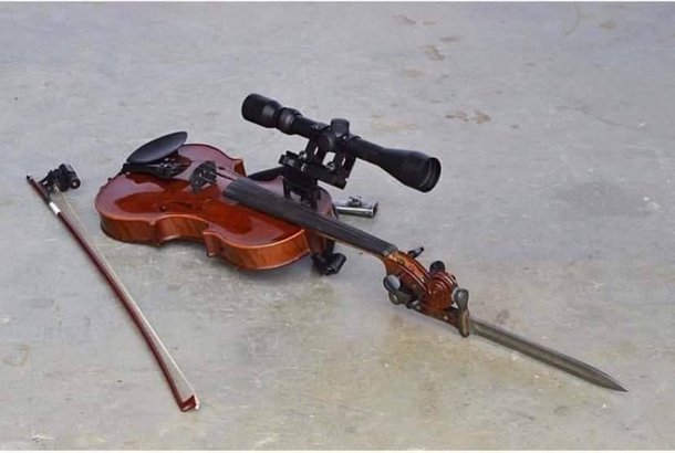 Youve heard of the violin now get ready for the violence