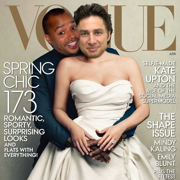Zach Braff just made this his profile pic