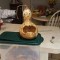 Pic #1 - I had some fun with googly eyes and one of my grandmas gourds