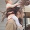 Pic #1 - Man uses dreads as a baby safety device
