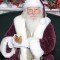 Pic #1 - So I brought my Guinea pig to get his picture taken with Santa then he ran up Santas jacket