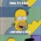 Pic #1 - The Simpsons has some pretty simple golden moments