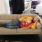 Pic #2 - My older brother took a nap at work after staying up all night to watch NBA finals His coworkers took a picture of him and decided to have fun with it