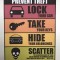 Pic #5 - I added some new anti-theft signs to a mall parking lot