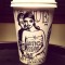 Pic #9 - Cartoonist draws on his coffee cup every morning