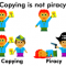 The difference between copying and piracy