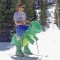 This guys skiing costume