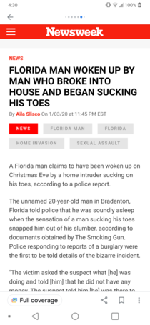  aint stopping Florida man