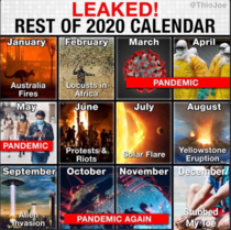  Apocalypse Escalation Calendar