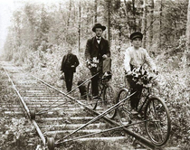  bikes that ran on railroad tracks Pellston Michigan