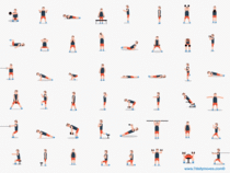  Different Exercises In One GIF