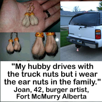  I wear the ear nuts in the family