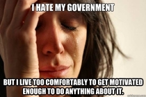  of all Americans who complain about the government are like this