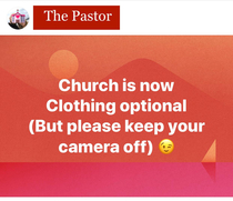  So my Dad is a pastor and as churches have gone online due to social distancing recommendations he had to make this post today