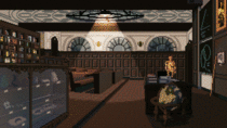  The Classroom  Ingame scene of a pointampclick adventure currently in development