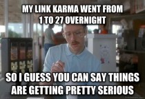  to  Link Karma Overnight