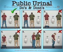  Urinal etiquette