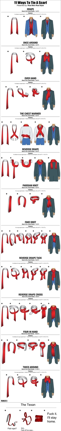  Ways To Tie A Scarf 