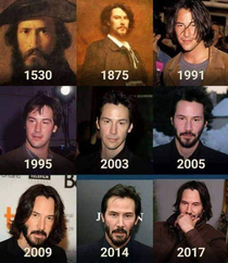  years More like  happy breathtaking day Keanu Reeves