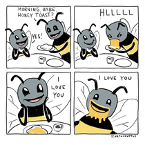 A bee-utiful breakfast