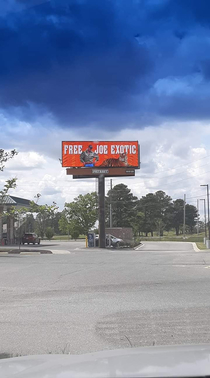 A billboard in my hometown