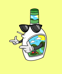 A bottle of Cool Ranch I drew today Thanks for looking