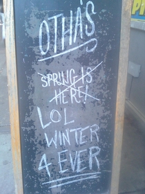 A Brooklyn coffee shop today