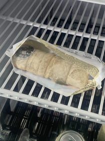 A burrito that was in my works fridge the way it molded made it look like a giants toe