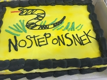 A cake that someone ordered at my work