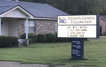 A church in my town has been Rick Rolling everyone for months now