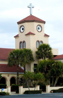 A church that looks like a confused chicken
