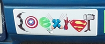 A coexist bumper sticker that I can get behind